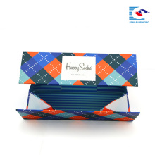China rectangular rígida prenda cartón personalizado con su propio logotipo